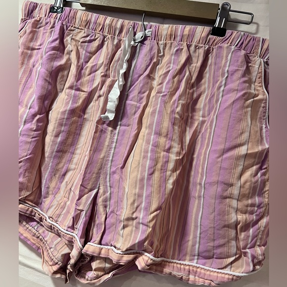 Pink Boxer Shorts Pajamas Women Size XL - Picture 3 of 4